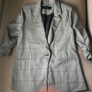 Plaid blazer